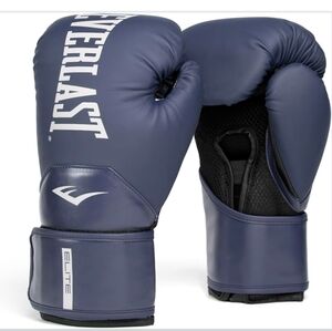 NIB Everlast Elite 2 Boxing Gloves 14oz Navy